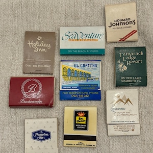 Lot of Vintage Matches - Vintage Matches Souvenir Matches