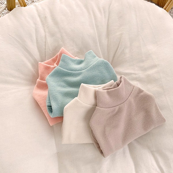 Pastel color turtleneck T-shirt for dogs and cats , Pet Apparel, Pet clothing, Dog knit, Dog T-shirts, Dog top, Fashion dog, Fashion cat