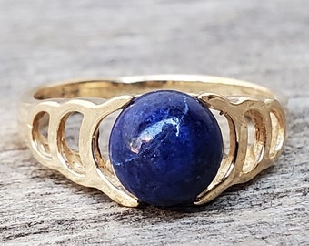 14k Lapis Lazuli Ring
