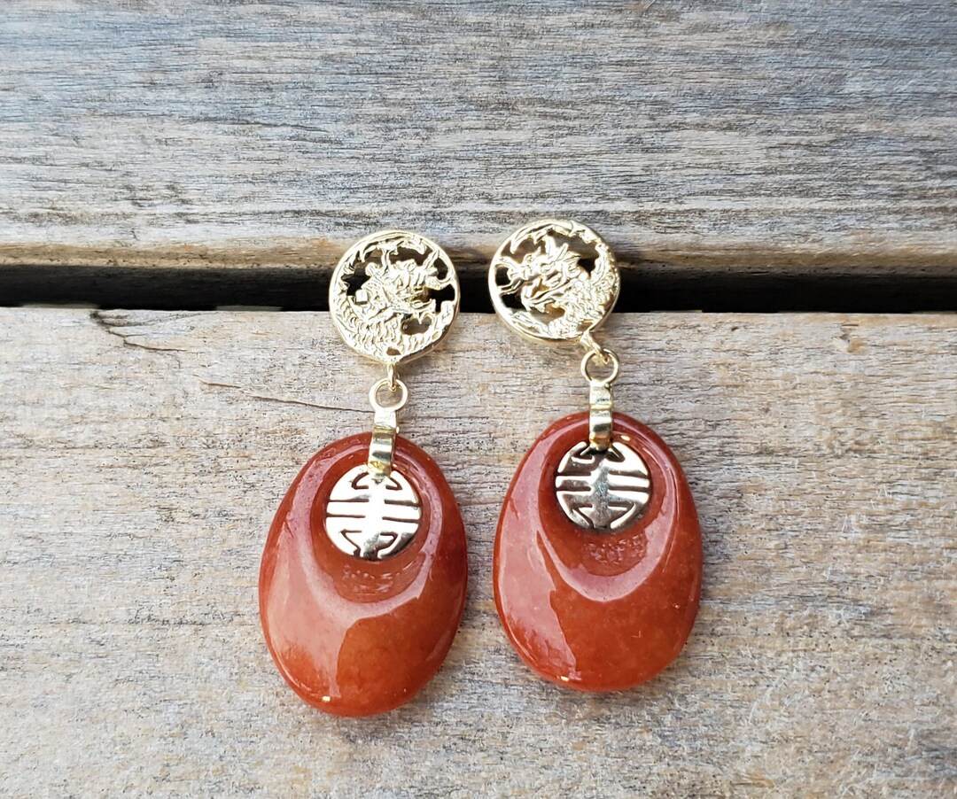 Micara - Jade Dangle - Earrings