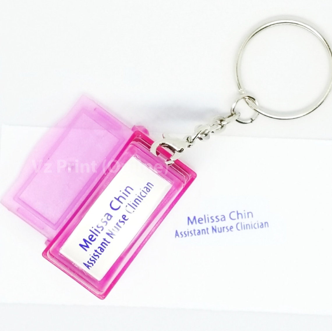 Keychain Stamp Custom Stamp Name Stamp Signature Stamp Etsy