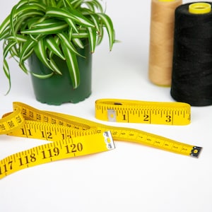 Tailor's Tape, Extra Long 120” 300cm Seamstress Measuring Tape, Sewing Needs Tape, 3/4” Width, Body Measuring, Flexible Cloth Ruler
