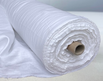 280 cm Wide 100% Linen Fabric Meter - 250 cm Wide Pre-washed Linen -  Linen Fabric by the Yard - Linen Fabric by the Meter