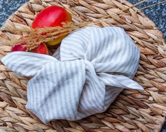 Linen Bento Bags - Linen Snack Bag - Bento Bag - Reusable Grocery Bag - Bread Bag - Lunch Bag - Produce Bag - Reusable Bag - Sourdough Bag