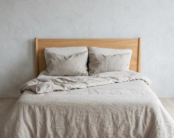 Natural Linen Duvet Cover - Queen Duvet Cover - King Duvet Cover - Twin Duvet Cover - Linen Bedding - Linen Bedding Set - Linen Duvet Set
