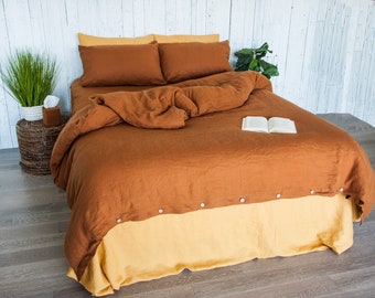 Burnt Orange Bedding Etsy