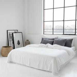 Linen Flat Sheet - Linen Bedding - Linen Sheets - Flat Sheet - Linen Bed Sheets - Linen Flat Sheet Queen - Natural Linen Sheet - Linen