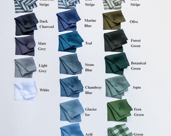Linen Fabric Sample Set - Natural Linen - Linen Fabric Swatch - 100% Linen Fabric