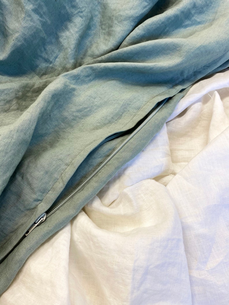 Linen Duvet Cover With Zipper Closure Linen Bedding Linen Etsy