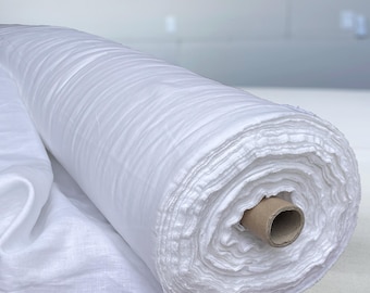 Extra Wide Linen Fabric by Meter - 100% Pre-washed Linen - Linen Fabric by the Meter - Linen Fabric - Linen for Embroidery - Quilting Fabric