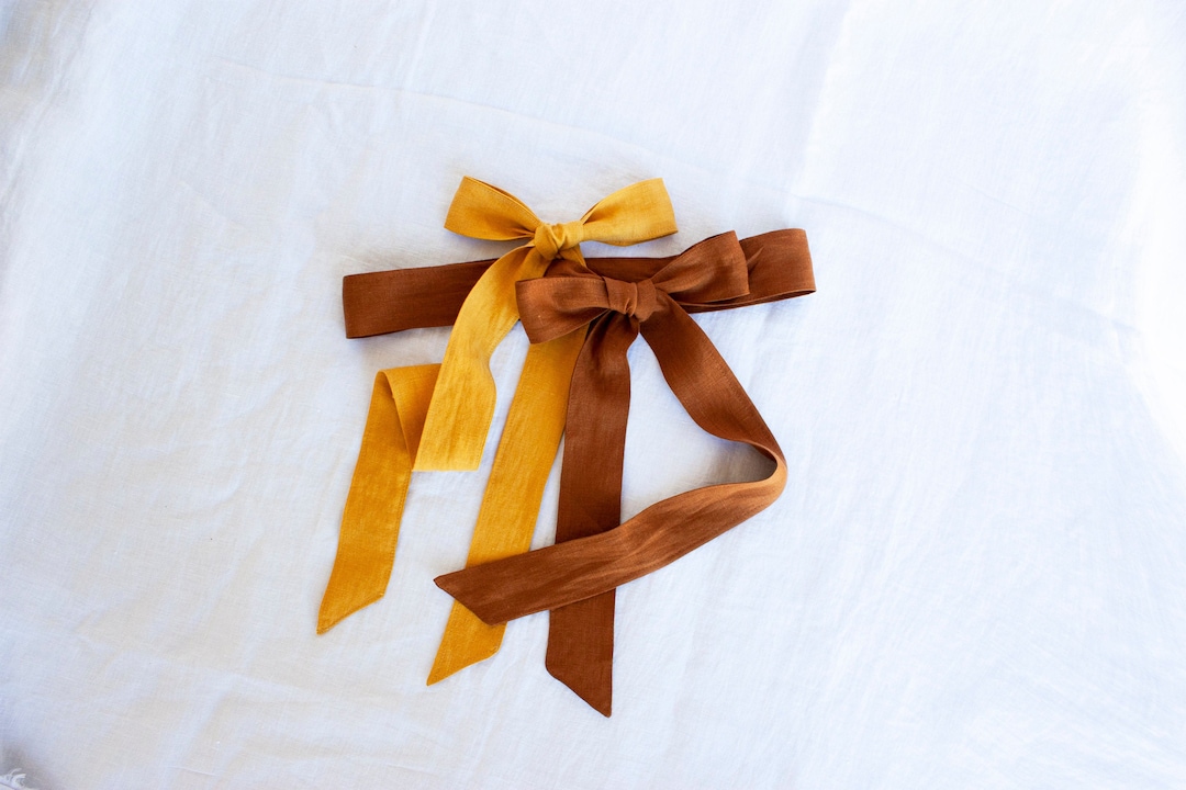 Braided linen Belt with Shiny Loop main image 1