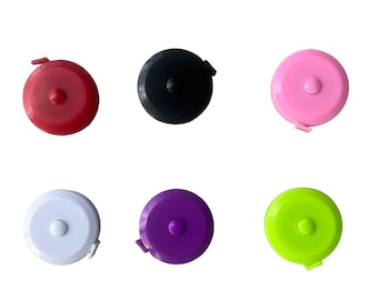 Colorful Mini Retractable Measuring Tape: 60-inch Sewing Tailor Tool, Crafting tool
