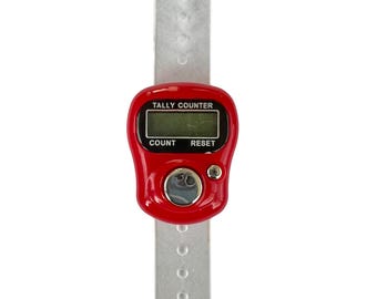 Digital Finger Counter: Mini Knitting Crochet Stitch Counter