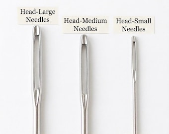9-Piece Large Eye Stainless Steel Darning Needles, Blunt Tip Yarn Sewing Quilting Crafting Tool, Set of 9 Needles