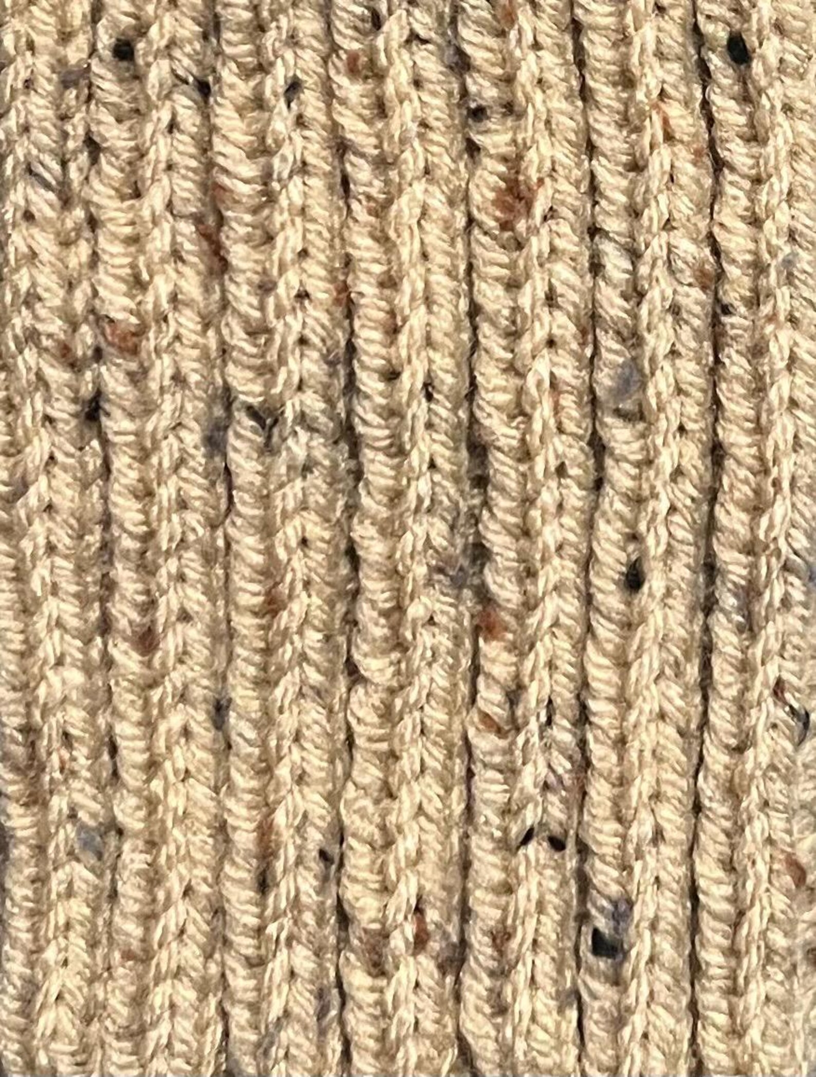 Hand Knit Boot Cuffs – Buff Fleck Ribbed Toppers, Cozy Winter Leg ...