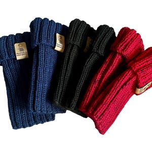 Hand Knit Boot Cuffs – Cozy Leg Warmers for Fall/Winter Outfits