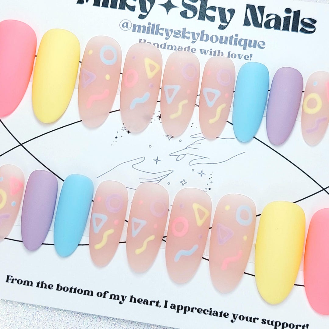 Pastel Kidcore Jfashion Kawaii Funky 20 PC FULL SET Handmade, Reusable ...