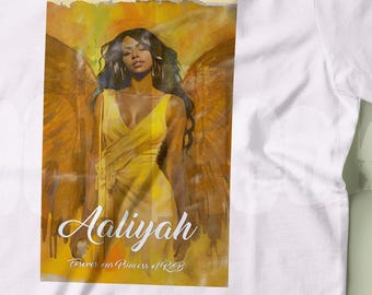 Aaliyah T Shirt - 90's - 2000s Rnb - Rock the Boat - Vntg Rap Tee