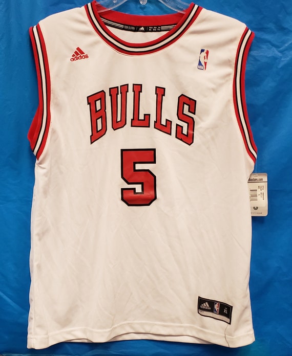 white bulls jersey