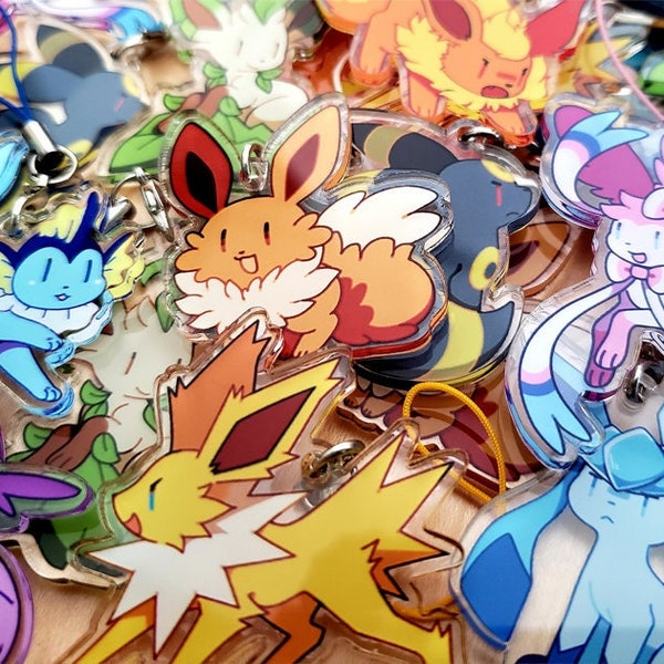 EEVEELUTION! Acrylic Charms