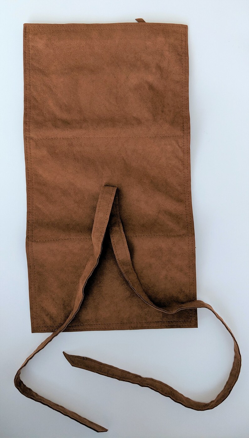 Jewelry Travel Case Skinner Ultra Suede Vintage Suede Jewelry Roll 1970s or 1980s Jewelry Storage Saddle Brown Suede