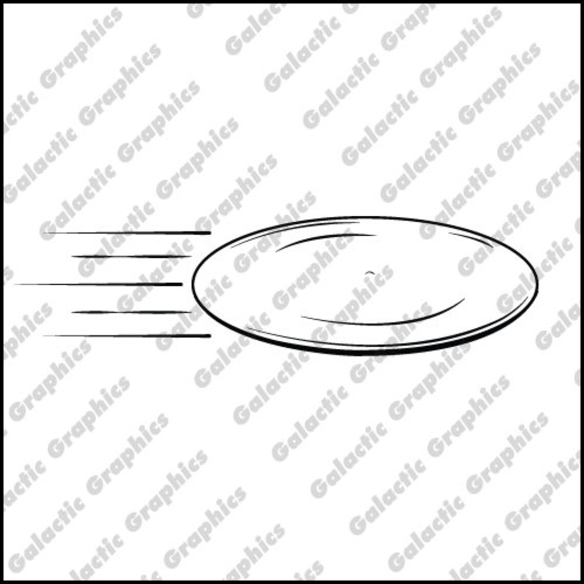 Disc Golf Disc Flying .svg .pdf .png Frisbee Flying - Etsy