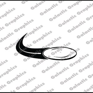 Vliegende schijfgolfschijf met swoosh frisbee golf .svg .pdf .png