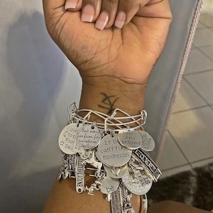 Bangle charm bracelet sets discount
