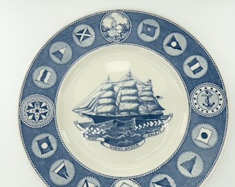 Peabody Museum Blue by WEDGWOOD Highlander - Etsy