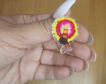 Ballerina Pin | Dancer Pin | Black Dance