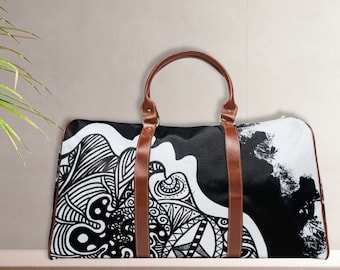 Luxury Weekender Travel Bag "Higher" by LeAndra Crystal