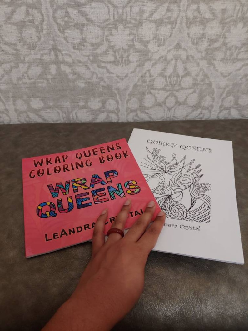 Wrap Queens Coloring Book Adult Coloring Book Coloring Book Head Wraps ...