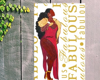 Fabulous - Luxury- Greeting Card - Gold Foil
