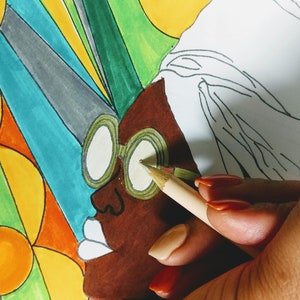 Queens Malbuch ausmalen| Malbuch für Erwachsene | Malbuch | Kopfwickelt