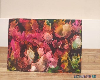 Alcohol Ink | Ocean Art | Abstract Art | Wall Art | Home Decor | Original Artwork | Reef Garden