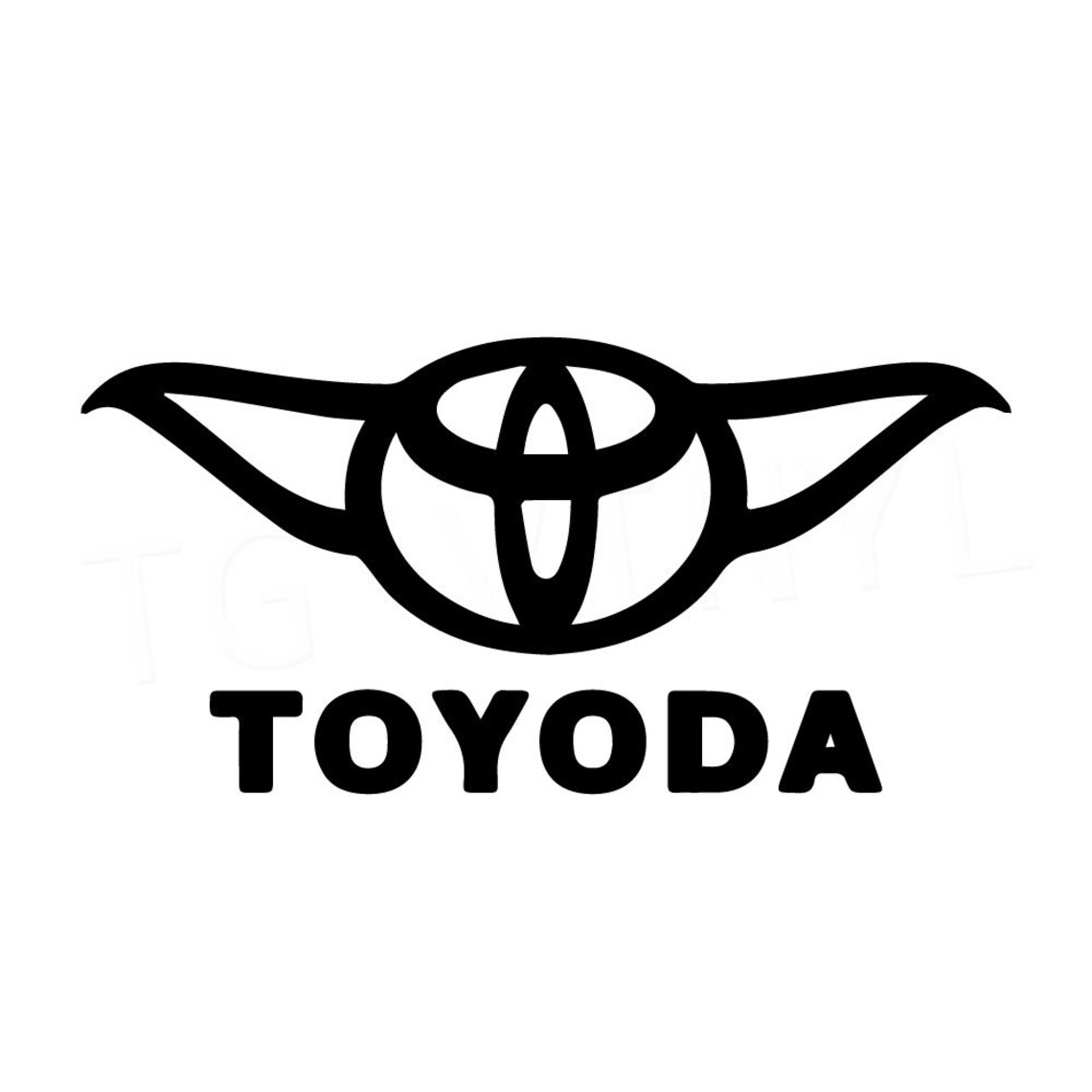 Toyoda Toyota Sticker Decal for Car Window & Laptop Etsy