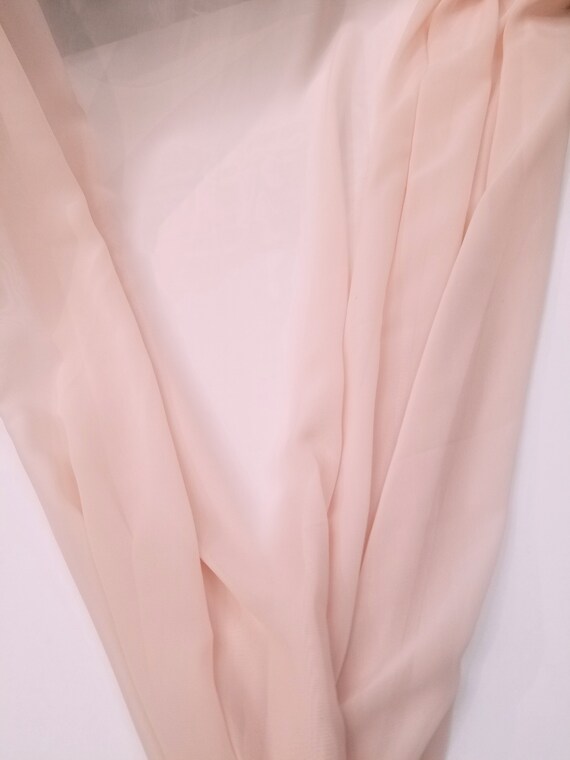 blush chiffon fabric