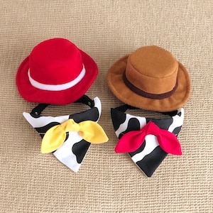 Jessi/Woody toy story inspired hat for small pets