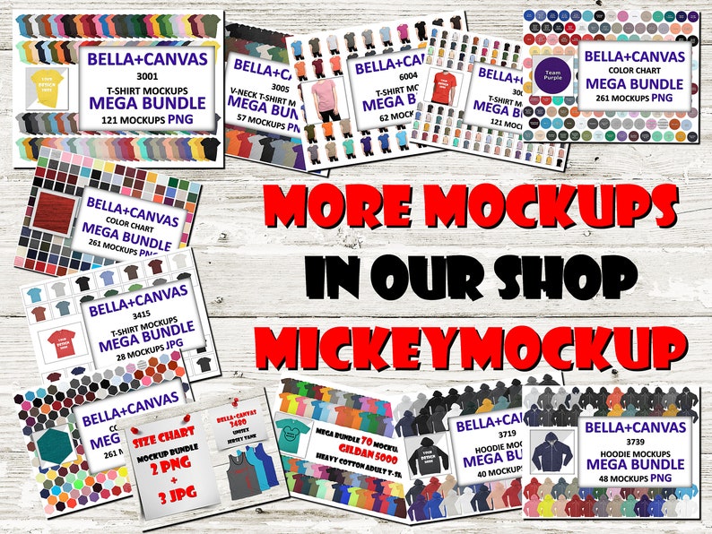 Download Color Chart Bella Canvas 3001/3001CVC Jersey and Heather CVC | Etsy