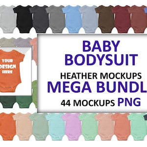 Heather Colors Png Bodysuit 44 Mockups On Transparent Background Mega Bundle Photography Color Leadcampus Org