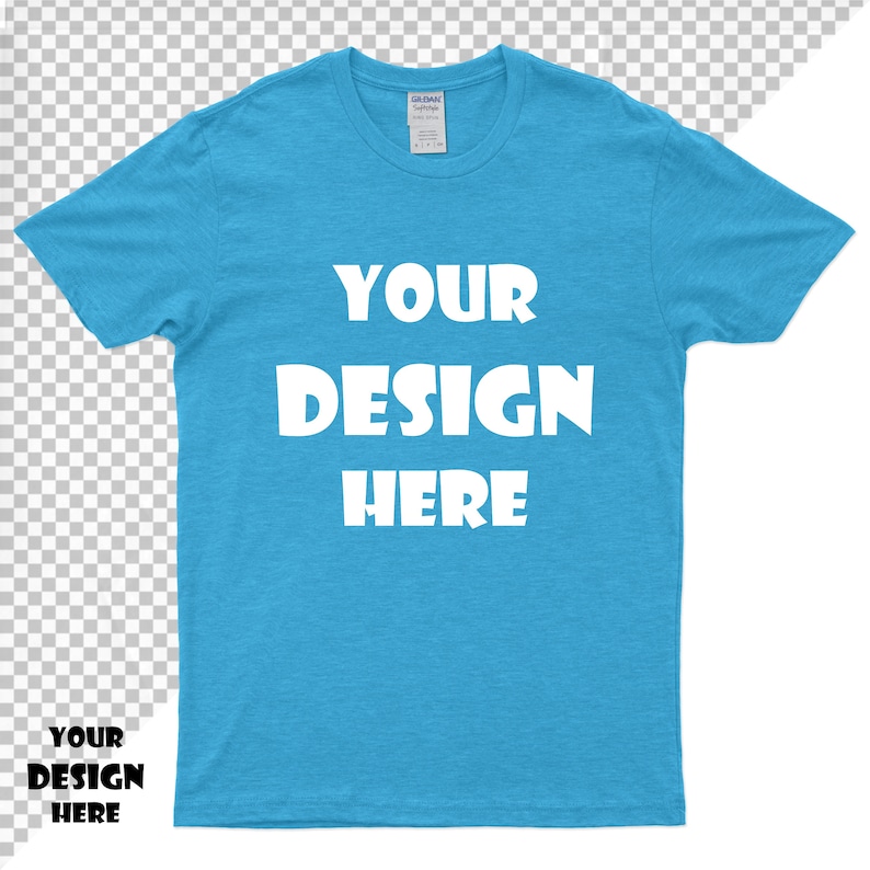 Download GILDAN 64000 T-Shirt Mockup Bundle on Transparent ...