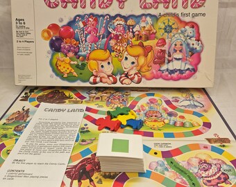 1984 Vintage Candy Land Board Game 1980’s Nostalgia Milton Bradley