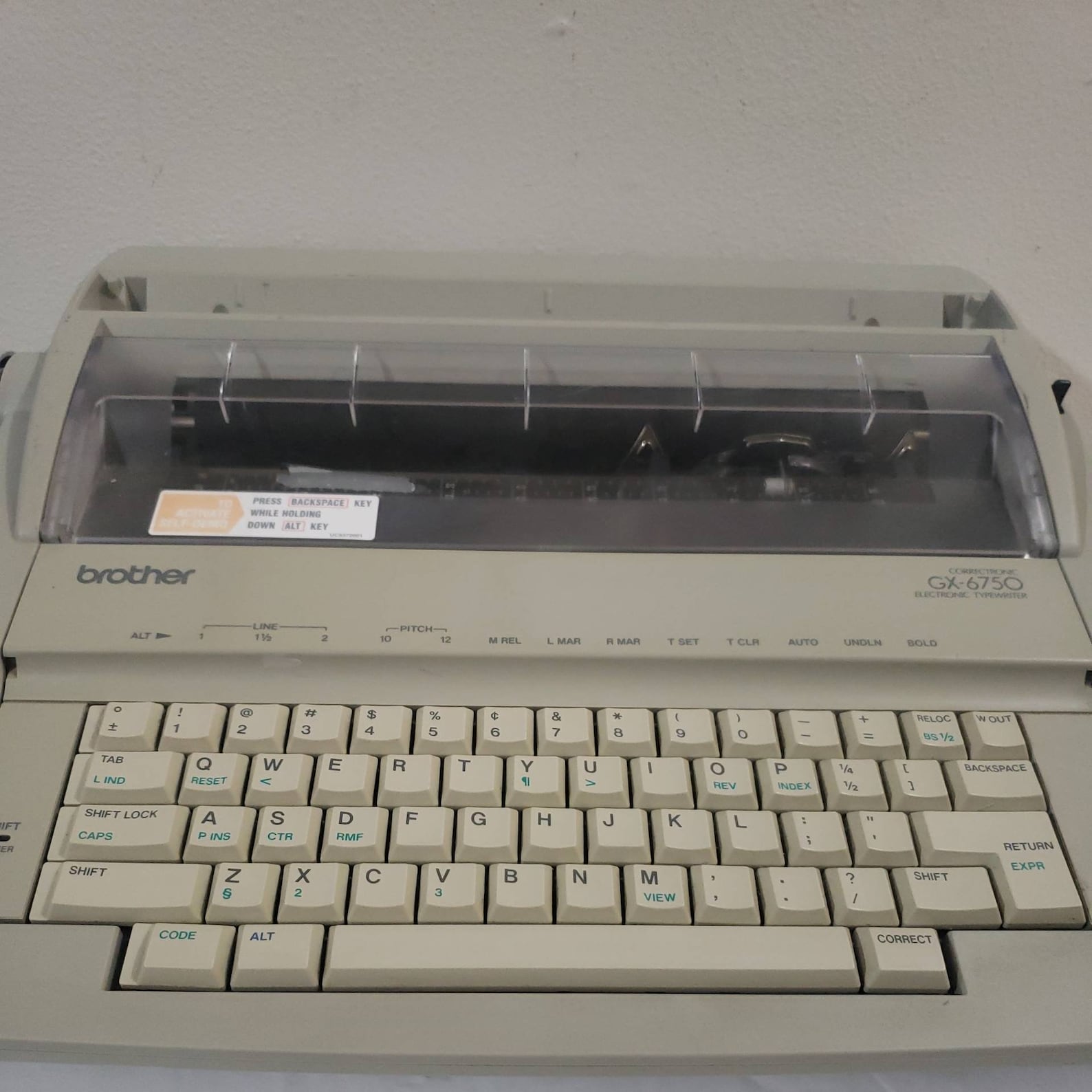Brother GX6750 Daisywheel Electronic Typewriter Etsy