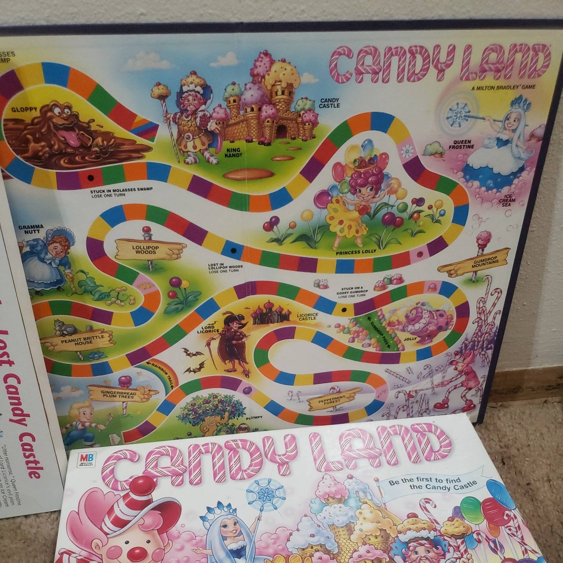 2001 Candyland Board Game Vintage Complete Milton Etsy