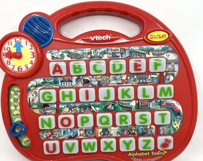 Vtech Alphabet Town Interactive Learning Educational Activities Touch