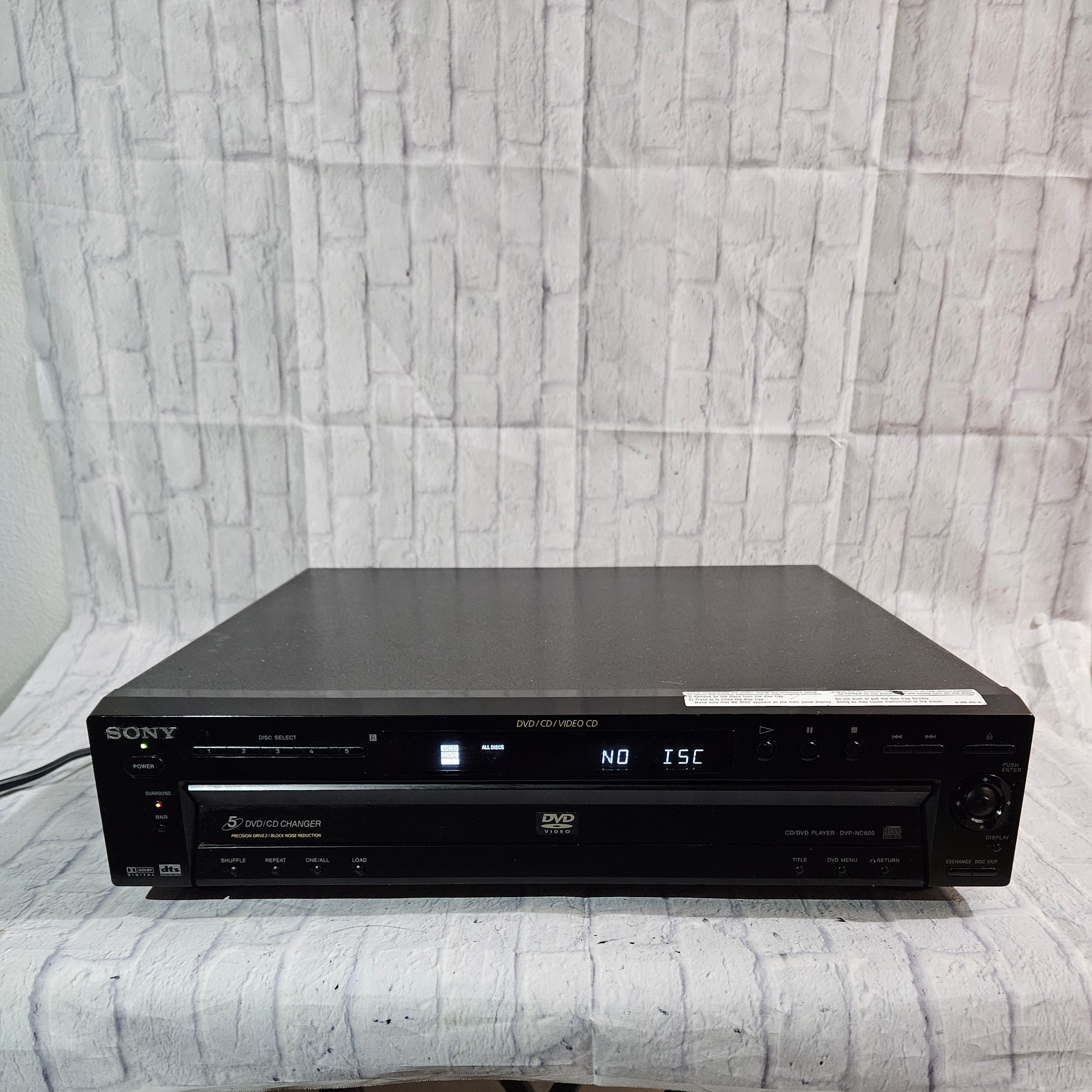 Sony DVPNC600 Precision Drive 2 DVD/CD Changer Player minor Lcddamage