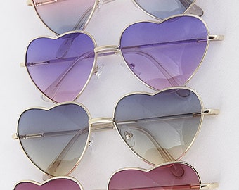 Queen of Hearts Sunglasses/ Heart Shaped Sunglasses/ Vintage Sunglasses