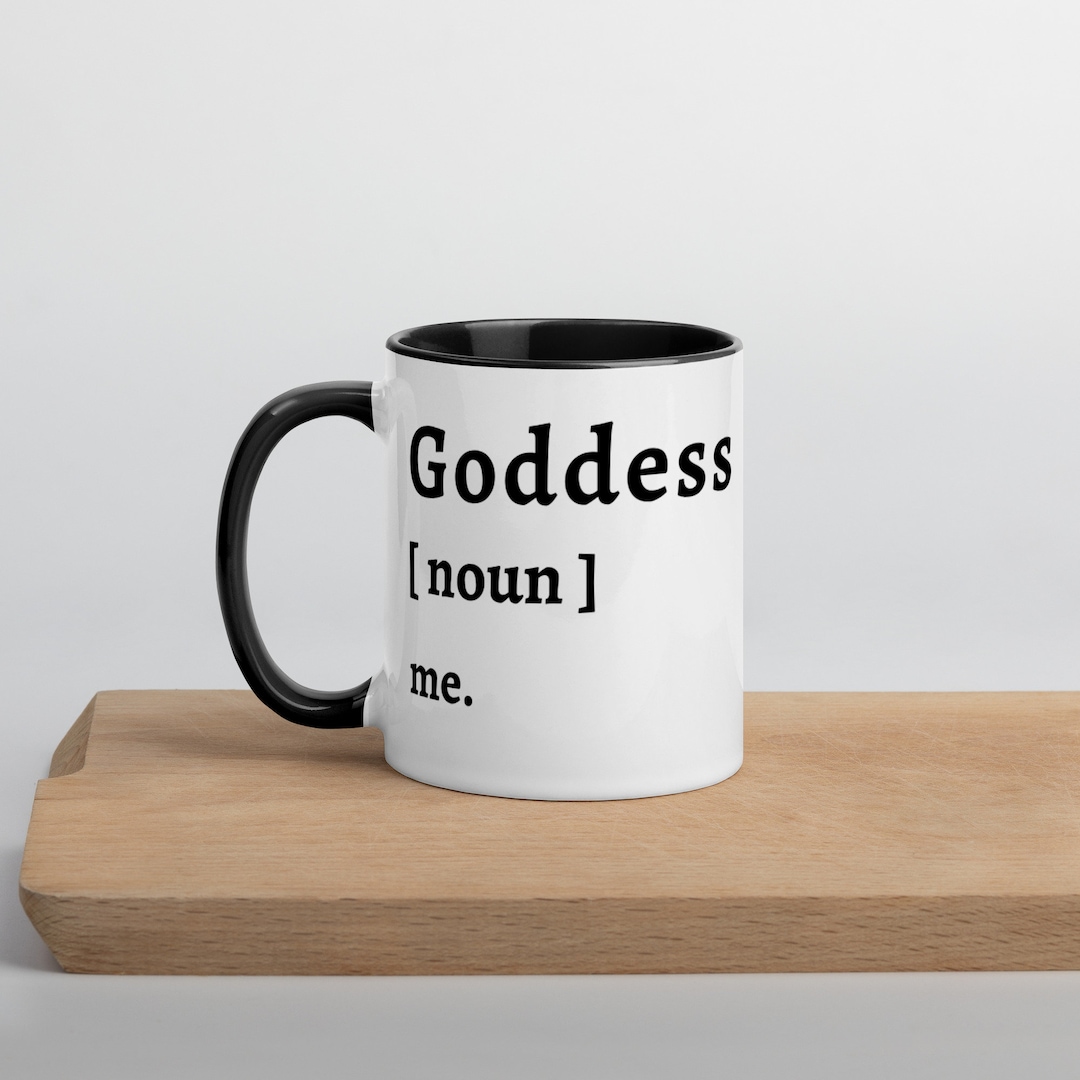 Goddess Noun Mug Etsy