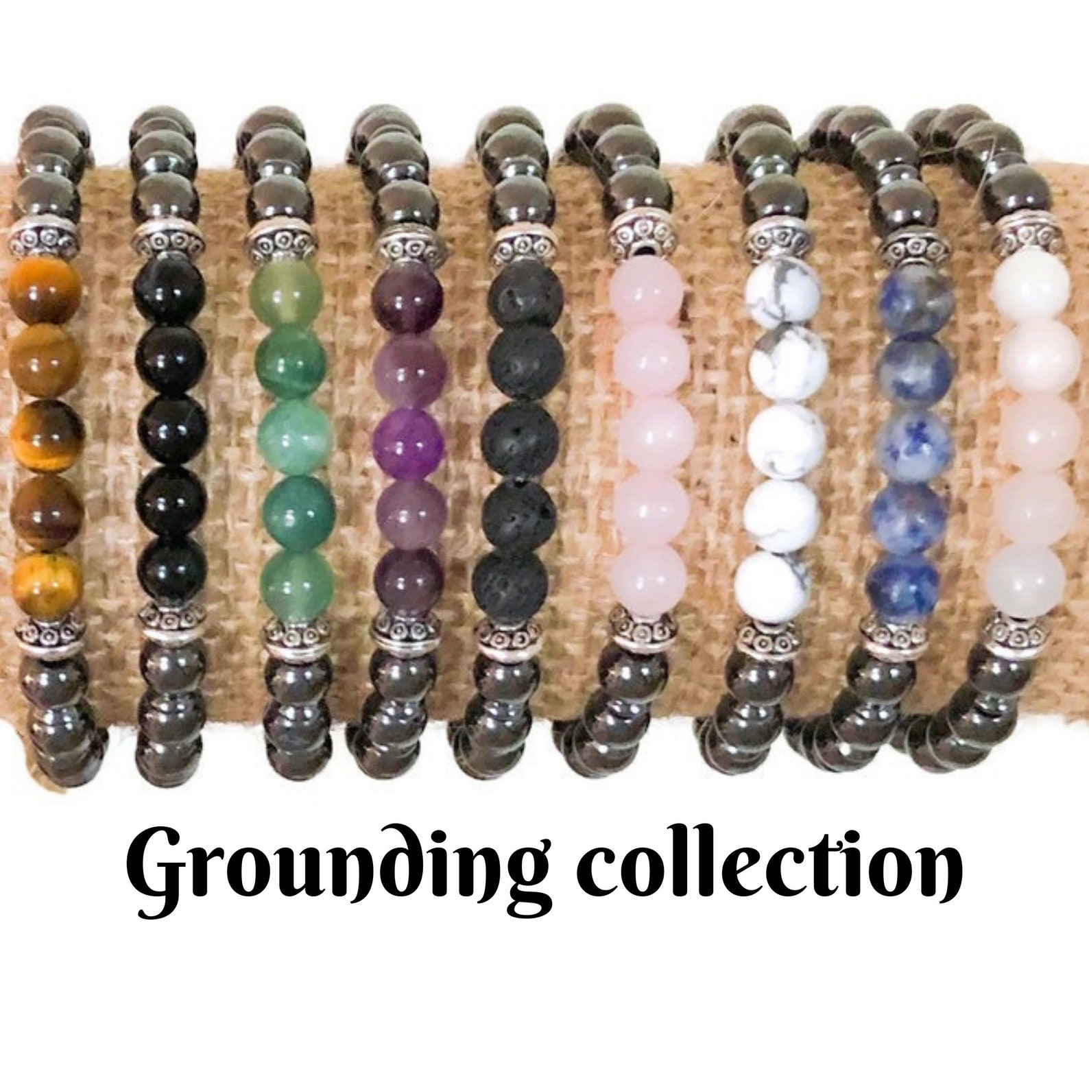 6mm hematite grounding bracelets hematite bracelets hematite Etsy