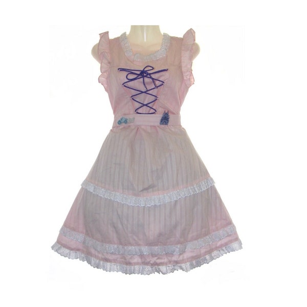 Lolita Kleid "Mamu" von XKawaii, Farbe rosa und weiß. Limitiert auf 6 Stück.